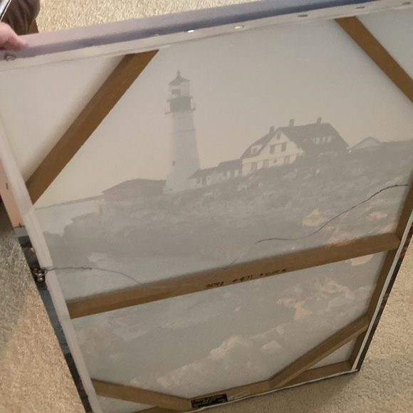 Portland Head Light Lighthouse canvas wall art decor 24 in x 36 in x 1 in Maine - Picture 2 of 4